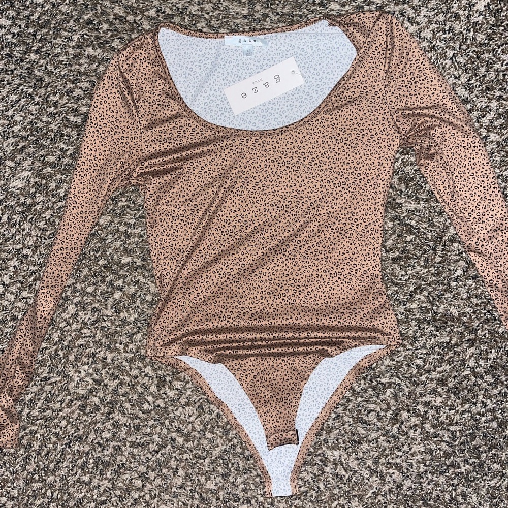 Leopard print body suit brand new with tags